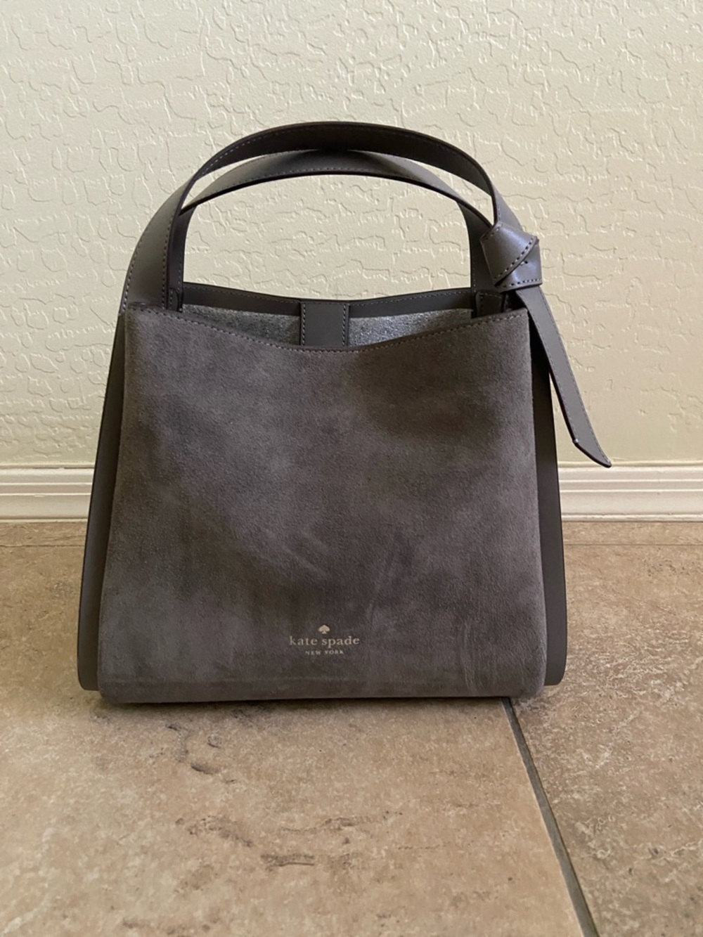 Kate Spade Knott Suede Convertible Carryall - Picture 2 of 4